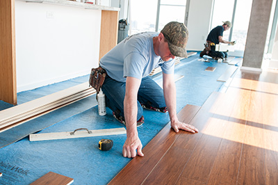 floor installation team