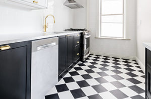 black-and-white-kitchen-tile