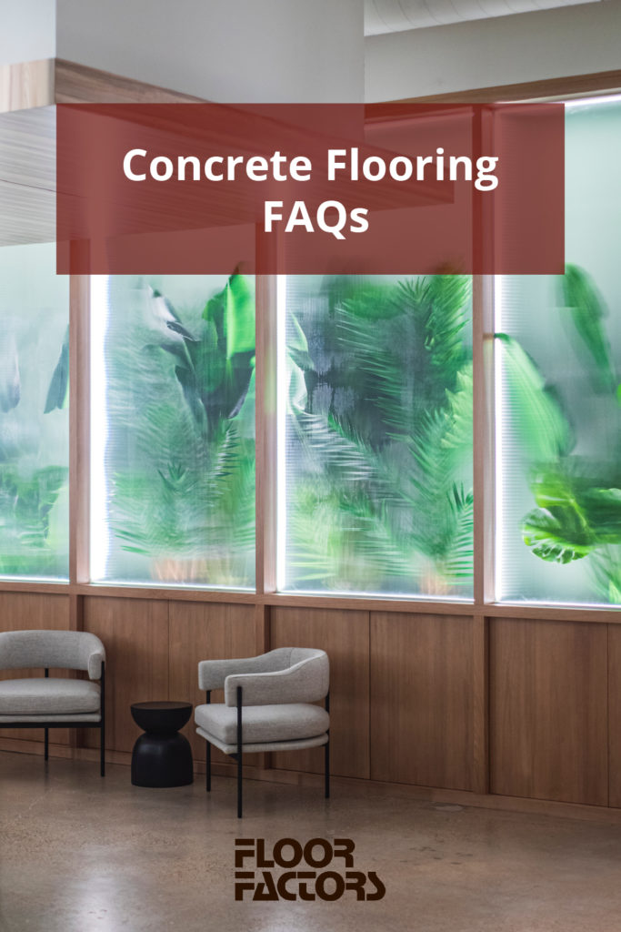 FAQs about polished concrete flooring.